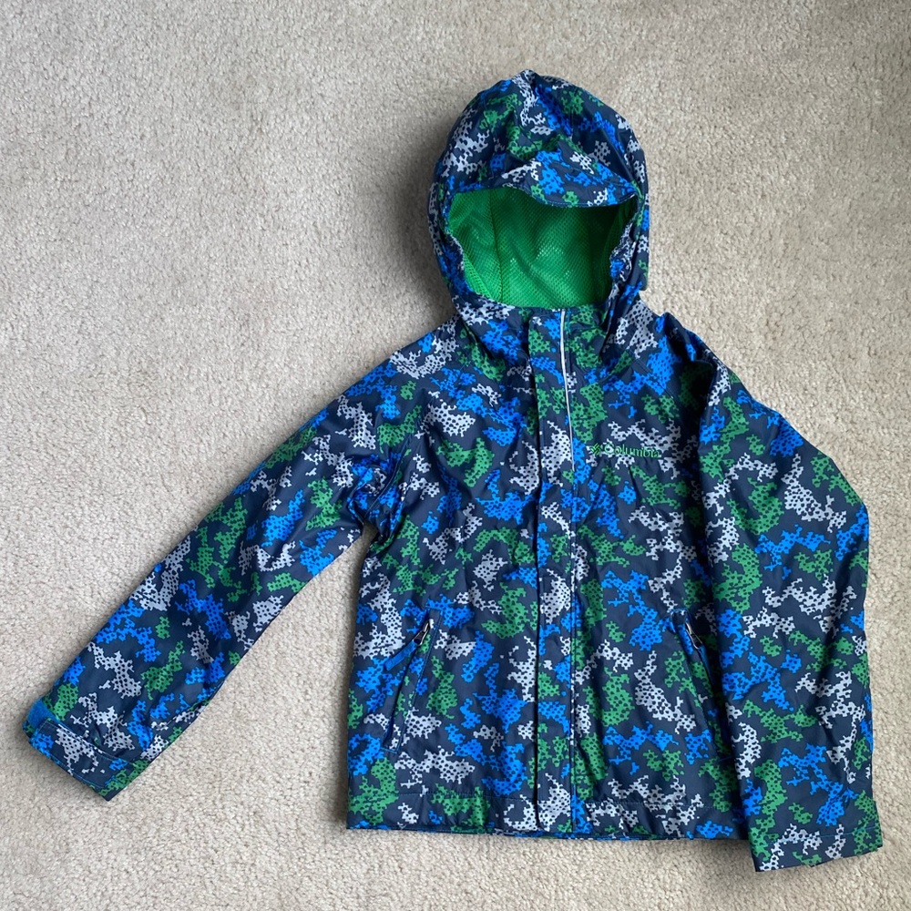 Boys Columbia 💨 Windbreaker Jacket Size 4/5